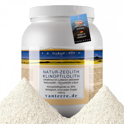 NATUR - ZEOLITH - KLINOPTILOLITH ø 6µm 1400g