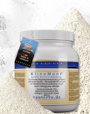 KlinoMont® - NATUR-ZEOLITH-BENTONIT MISCHUNG 70:30 6µm 600g