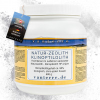 NATURA - ZEOLITE - CLINOPTILOLITA ø 6µm 600g