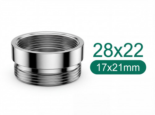 Adaptateur de filetage intérieur M28 à filetage extérieur M22