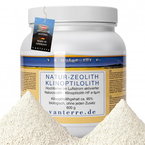 NATUR - ZEOLITH - KLINOPTILOLITH ø 6µm 600g
