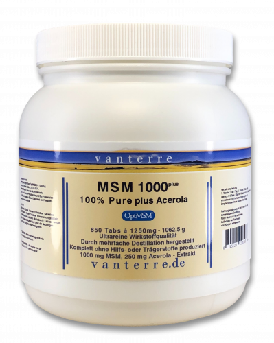 v a n t e r r e 850 X OptiMSM® 1000plus Acerola