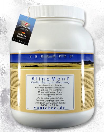 KlinoMont® - NATUUR-ZEOLIET-BENTONIET MENGSEL 70:30 6µm 1400g