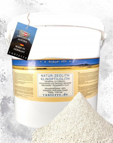 NATUR - ZEOLITH - KLINOPTILOLITH ø 3µm 5000g