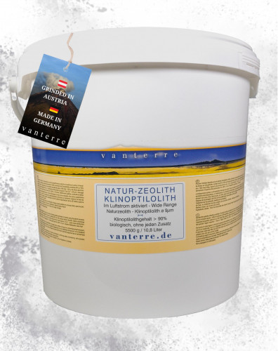 NATUUR - ZEOLIET - KLINOPTILOLIET JETMILL ø 9 µm 5500g