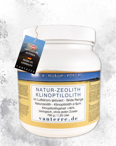 NATUR - ZEOLITH - KLINOPTILOLITH JETMILL ø 9 µm 700g