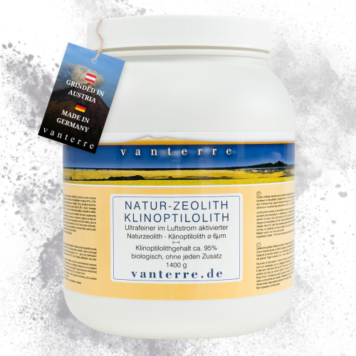 NATUR - ZEOLITH - KLINOPTILOLITH ø 6µm 1400g