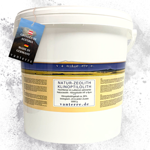 NATUR - ZEOLITH - KLINOPTILOLITH ø 6µm 5000g