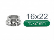 Adapter von M16  Aussen-Gewinde auf M22 Aussen-Gewinde