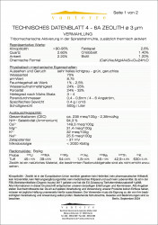 ZEOLIT - KLINOPTYLOLIT ø 6µm 1400g