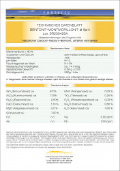 NATURA - BENTONITE - MONTMORILLONITE 1400g