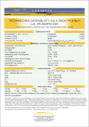 NATURA - ZEOLITE - CLINOPTILOLITA ø 6µm 600g